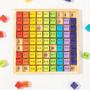 Tablica Mnożenia dla Dzieci - Edukacyjna Drewniana Zabawka Montessori 🧮